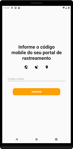 Android application Rastreadores screenshort