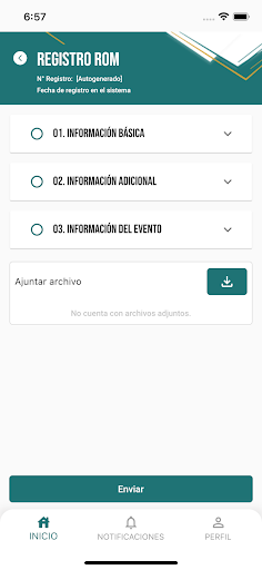 Reporte Oportunidad de Mejora Screen 3