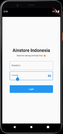 Android application Ainstore Indonesia screenshort