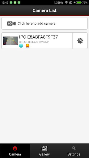 Android application Swift Wifi Cam screenshort