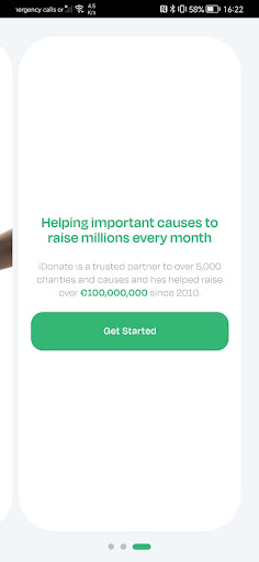 iDonate Tap Screen 3