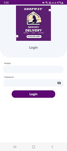 Android application Shopway-Delivery Partner screenshort
