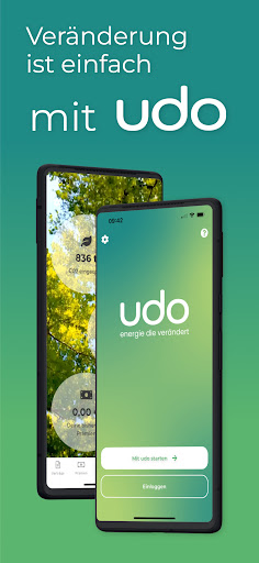 Android application udo - energie die verändert screenshort