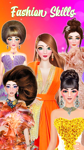 Android application Model Dressup Fashion Makeover screenshort