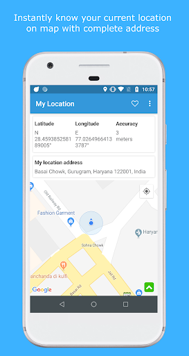 Android application My Location - Save & Navigate screenshort