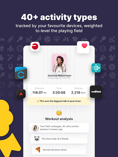 Screenshot of GoJoe: social fitness
