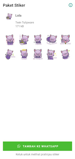 Tulip Lola WA Sticker Screen 2