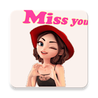 Best Beautifull Girl Sticker For Whatsapp