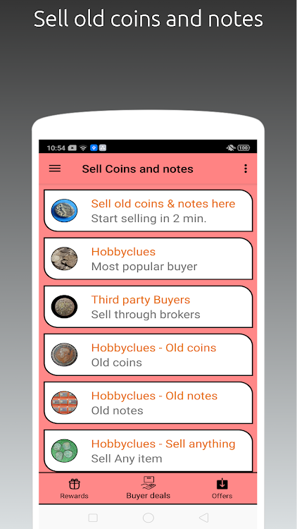 Sell old coins and notes - 15 - (Android)