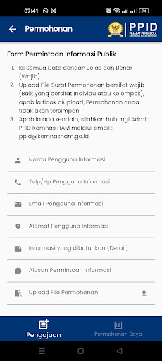 PPID Komnas HAM Screen 3