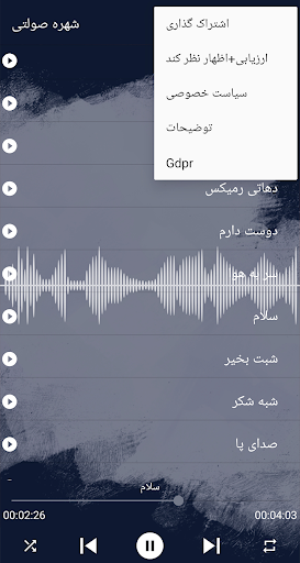 أهنكـ های شهرة صولتی أفلاین Screen 3