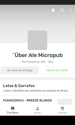 Android application Über Ale Micropub screenshort