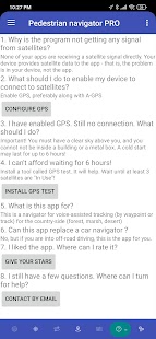 pedestrian voice navigator PRO Capture d'écran