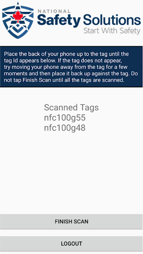 Android application NSSL Hospitality screenshort