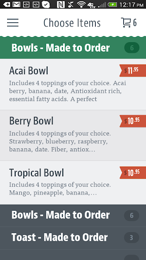 Revolution Health Kitchen Screen 3