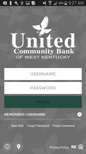 Android application UCB of West Kentucky screenshort