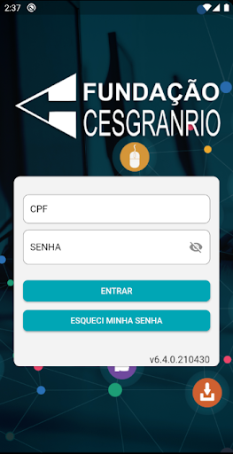 Android application Cesgranrio Avaliação Digital screenshort