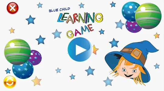 Kids Learning Game -Blue Child