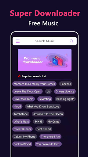 Android application Music Downloader & Mp3 Downloa screenshort