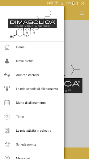 Android application DIMABOLICA screenshort