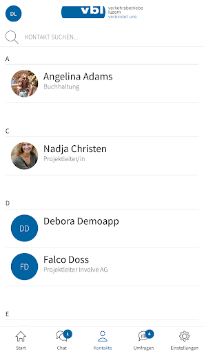 Android application vbl intern screenshort