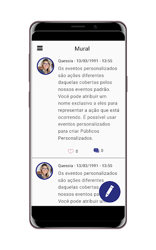 Android application Rota do conhecimento ADM/ABE screenshort