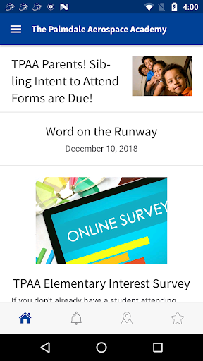 Android application The Palmdale Aerospace Academy screenshort