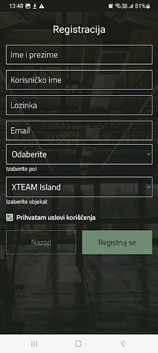 Xteam Trening centar Screen 2