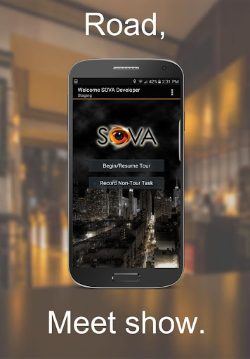 Android application SOVA Guard Tracker screenshort