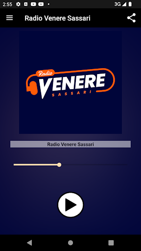 Android application Radio Venere Sassari screenshort