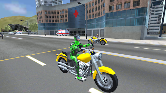 Rope Frog Ninja Hero Car Vegas Screenshot