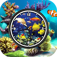 Aquarium Clock live wallpaper