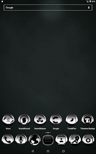 White Icon Pack Style 3 Screenshot