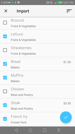 Listyy - Shopping List Screen 3