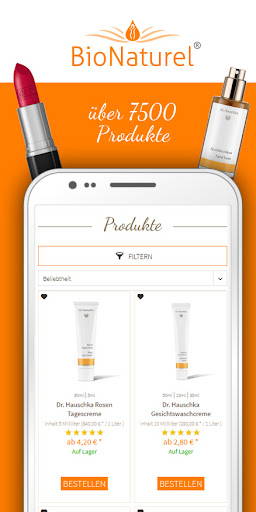 BioNaturel Shop Screen 2