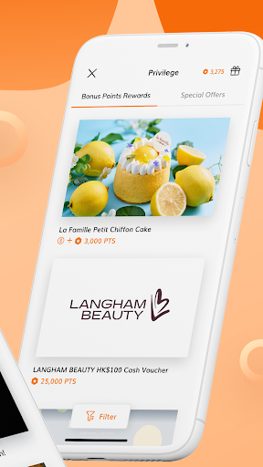 Langham Place APP Screen 2