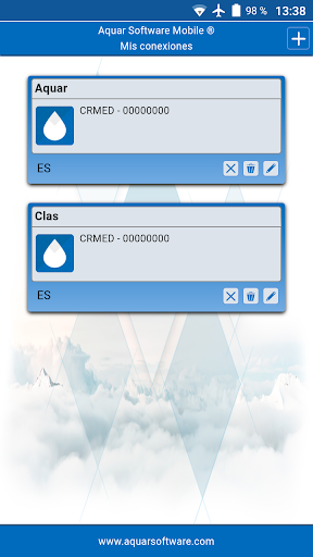 Android application Aquar Mobile screenshort