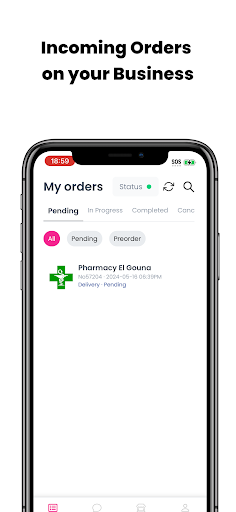YO vendor app Screen 2