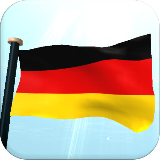 Germany Flag 3D Free Wallpaper logo