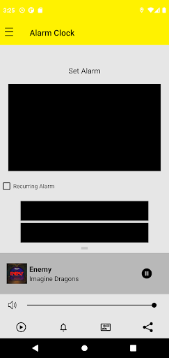 Android application Live 105.5 screenshort