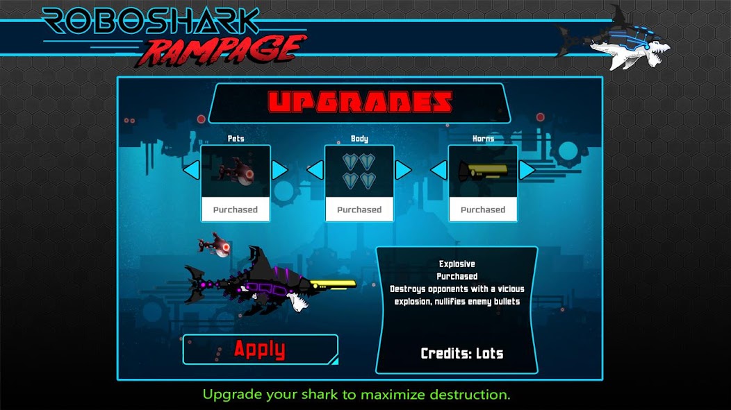 Robo Shark Rampage 1.0 APK + Mod (Unlimited money) for Android