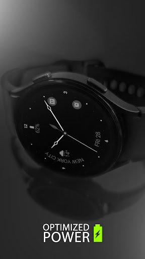 Minimal black v22 watch face Screen 2