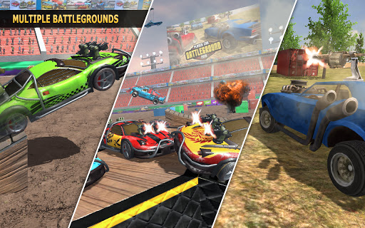 Player Car Battleground - Free Car Fire Game  screenshots 2