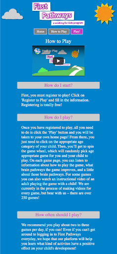 First Pathways Screen 3