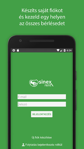 Autóbérlés - SinexRent Screenshot 1 - AppWisp.com