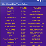 Bus Time Table Sentharapatti icon
