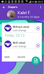 My Wee App - Baby tracker