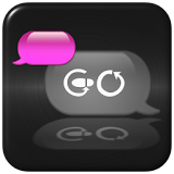 Pink Metal Theme for GO SMS icon