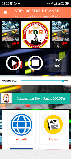 kdr 100.3fm Screen 2