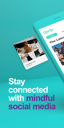 Android application Qtrly - Mindful Social Media screenshort